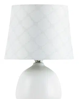Lampy na noční stolek Rabalux stolní lampa Ellie E14 1x MAX 40W bílá 4379