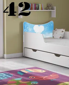 Postele Detská posteľ SMB Pes a mačka 16 Provedení: Obrázek č.42