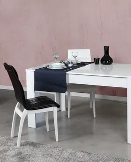 Kuchyňské a jídelní stoly Jídelní stůl OBLO bílý