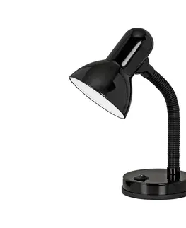Lampy Eglo EGLO 9228 - Stolní lampa BASIC 1xE27/40W černá 