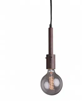 Industriální závěsná svítidla ACA Lighting Vintage závěsné svítidlo KS2084P51SRT