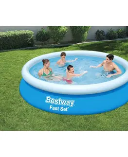Bazény Bestway Nadzemní bazén Fast Set, pr. 366 cm, v. 76 cm