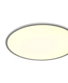 LED stropní svítidla SLV BIG WHITE SENSER 60 DALI Indoor, stropní LED svítidlo kruhové, šedé 4000K 1003043
