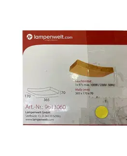 Svítidla Lampenwelt Lampenwelt - Nástěnné svítidlo BERRA 1xR7s/100W/230V 