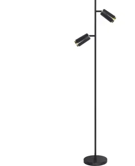 Lampy  Stojací lampa FLOWER 2xGU10/8W/230V černá 