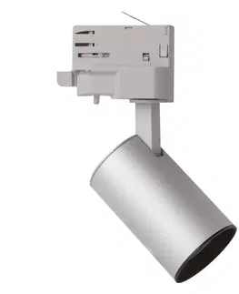 Svítidla pro 3fázový kolejnicový systém Megaman LED spot MarcoMini 3fázová kolejnice stříbro 2800K