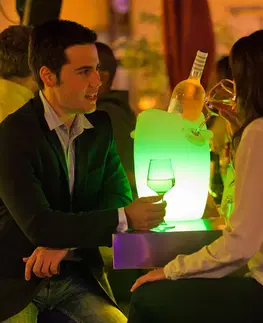 SmartHome venkovní dekorativní svítidla Smart&Green Fresh - osvětlený LED chladič lahví
