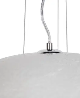 Zavesna svitidla Moderní závěsná lampa bílá 70 cm - Magna
