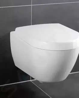 Záchody VILLEROY & BOCH Subway 2.0 Závěsné WC, Aquareduct, s CeramicPlus, alpská bílá 560010R1