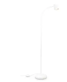Moderní stojací lampy BRILONER Stojací svítidlo, 127,5 cm, 1x GU10, max. 9W, bílé BRILO 1476016