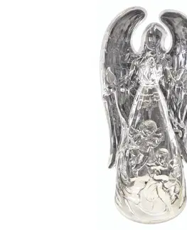 Sošky, figurky - andělé PROHOME - Anděl svítící 5x12,5cm