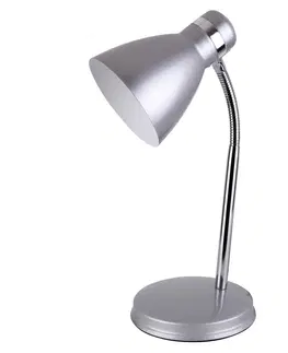 Lampičky Rabalux 4206 Patric stolní lampa, stříbrná