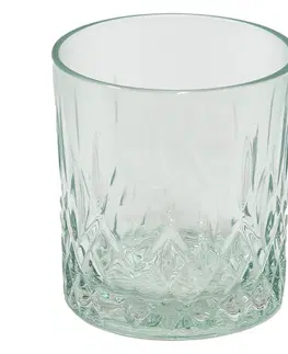 Sklenice Zelená nápojová sklenička Water Green - Ø 8*9 cm / 300 ml Clayre & Eef 6GL4266GR