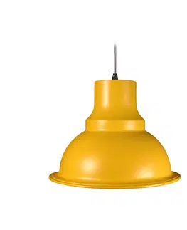 Závěsná světla Aluminor Aluminor Loft závěsné světlo, Ø 39 cm, žlutá