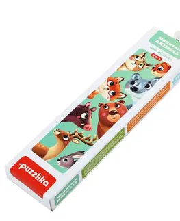 Hračky puzzle PUZZLIKA - 14798 Lesní zvířátka - naučné puzzle 8 zvířátek - 16 dílků