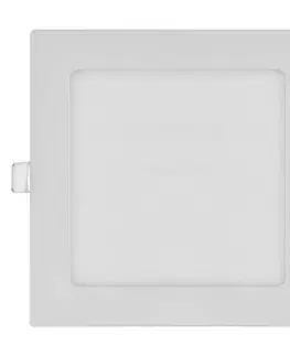 Bodovky do podhledu na 230V EMOS LED podhledové svítidlo NEXXO bílé, 17,5 x 17,5 cm, 12,5 W, teplá bílá ZD2134