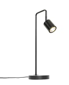 Stolni lampy Moderní stolní lampa černá nastavitelná - Java