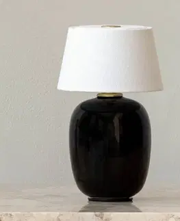 Stolní lampy Audo Copenhagen Audo Torso stolní lampa s baterií černá