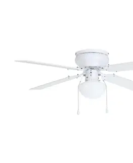 Domácí ventilátory Eglo Eglo 35181 - Stropní látor CAGLIARI 1xE27/60W/230V bílá 