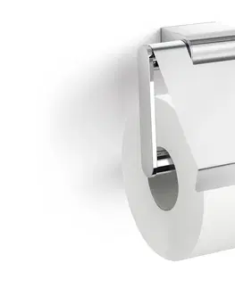 Koupelnový nábytek Držák toaletního papíru s krytem lesklý nerezový ZACK
