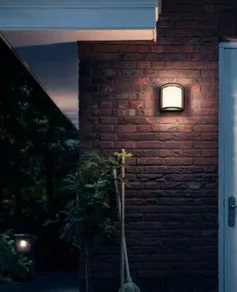 Zahradní lampy Philips Samondra UltraEfficient venkovní nástěnné LED svítidlo 3,8W 2700K, antracitová