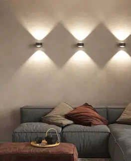 Bodová světla Top Light Puk Maxx Wall, LED, čirá skla, antracitově matný