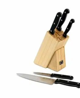 Kuchyňské nože CS Solingen Sada nožů v bloku 6 ks STAR