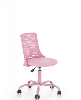 Dětské pokoje HALMAR Dětská židle Pore růžová