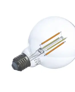 Chytré žárovky LUUMR Prios Smart LED žárovka čirá E27 G95 7W Tuya WLAN CCT