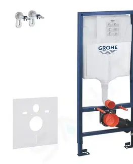 Záchody GROHE Rapid SL Set předstěnové instalace, klozetu a sedátka Jika Lyra Plus, tlačítka Skate Cosmopolita, chrom 38528SET-KJ1