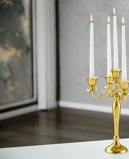 Svíčky, svícny a lucerny Estila Svícen 40cm zlatý