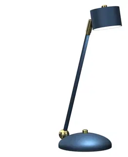 Lampy  Stolní lampa ARENA 1xGX53/11W/230V modrá/zlatá 