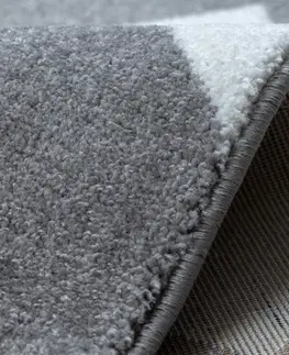 Koberce a koberečky Dywany Lusczow Kusový koberec SKETCH CRAIG šedý / bílý - Cikcak, velikost 140x190