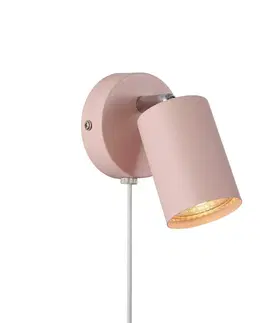 Bodová svítidla ve skandinávském stylu NORDLUX Explore nástěnné svítidlo růžová 2113251057