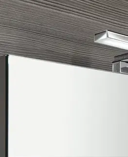 Koupelnová zrcadla SAPHO MIRRÓ galerka s LED osvětlením, 50x70x16cm, levá/pravá, bílá MC050-0030