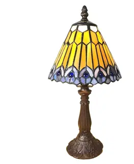 Svítidla Stolní Tiffany lampa Estelle - Ø 20*34 cm  Clayre & Eef 5LL-6110