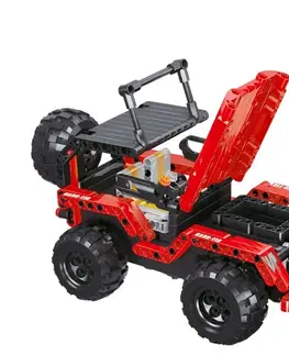 Hračky - RC modely WIKY - Stavebnice auto terénní RC na dálkové ovládání 23 cm