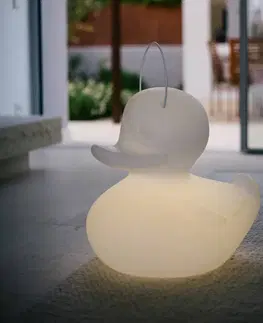 Venkovní dekorativní svítidla Goodnight Light LED designové světlo DUCK-DUCK XL venkovní, bílé