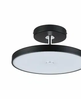 Chytré osvětlení PAULMANN LED stropní svítidlo Smart Home Zigbee 3.0 Hildor 2700K 230V 25W stmívatelné černá mat/chrom