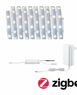 Chytré osvětlení PAULMANN MaxLED 250 LED Strip Smart Home Zigbee s krytím základní sada 3m IP44 12W 30LEDs/m měnitelná bílá 36VA