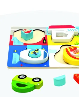 Dřevěné hračky Bino 3D Puzzle - doprava