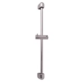 Sprchy a sprchové panely SLEZAK-RAV Sprchová tyč s posuvným držákem, Barva: chrom, Rozměr: 600 mm PD0017/600