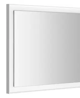 Koupelnová zrcadla SAPHO FLUT zrcadlo s LED podsvícením 1000x700, bílá FT100