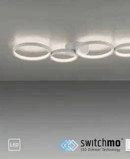 LED stropní svítidla PAUL NEUHAUS LED stropní svítidlo bílé kruhové 3 krokové stmívač moderní do interiéru krokově stmívatelné 3000K PN 6183-16