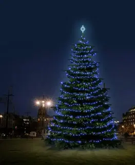 Sady na stromy DecoLED LED světelná sada na vánoční stromy vysoké 12-14 m, modrá