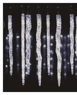 Vánoční řetězy a lamety EMOS LED vánoční girlanda Icicles 3,6 m studená bílá