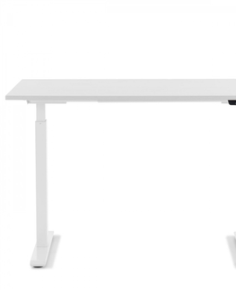 Výškově nastavitelné psací stoly KARE Design Pracovní stůl Office Smart - bílý, bílý, 120x70