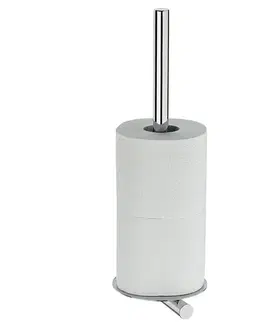 WC štětky Kela Nerezový nástěnný zásobník na toaletní papír Lucido, 38 cm