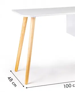 Psací stoly Psací stůl Oslo ModernHome bílý