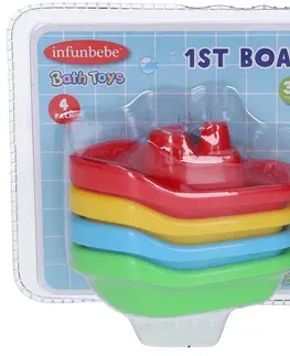 Hračky INFUNBEBE - Loď do vody 4kusy